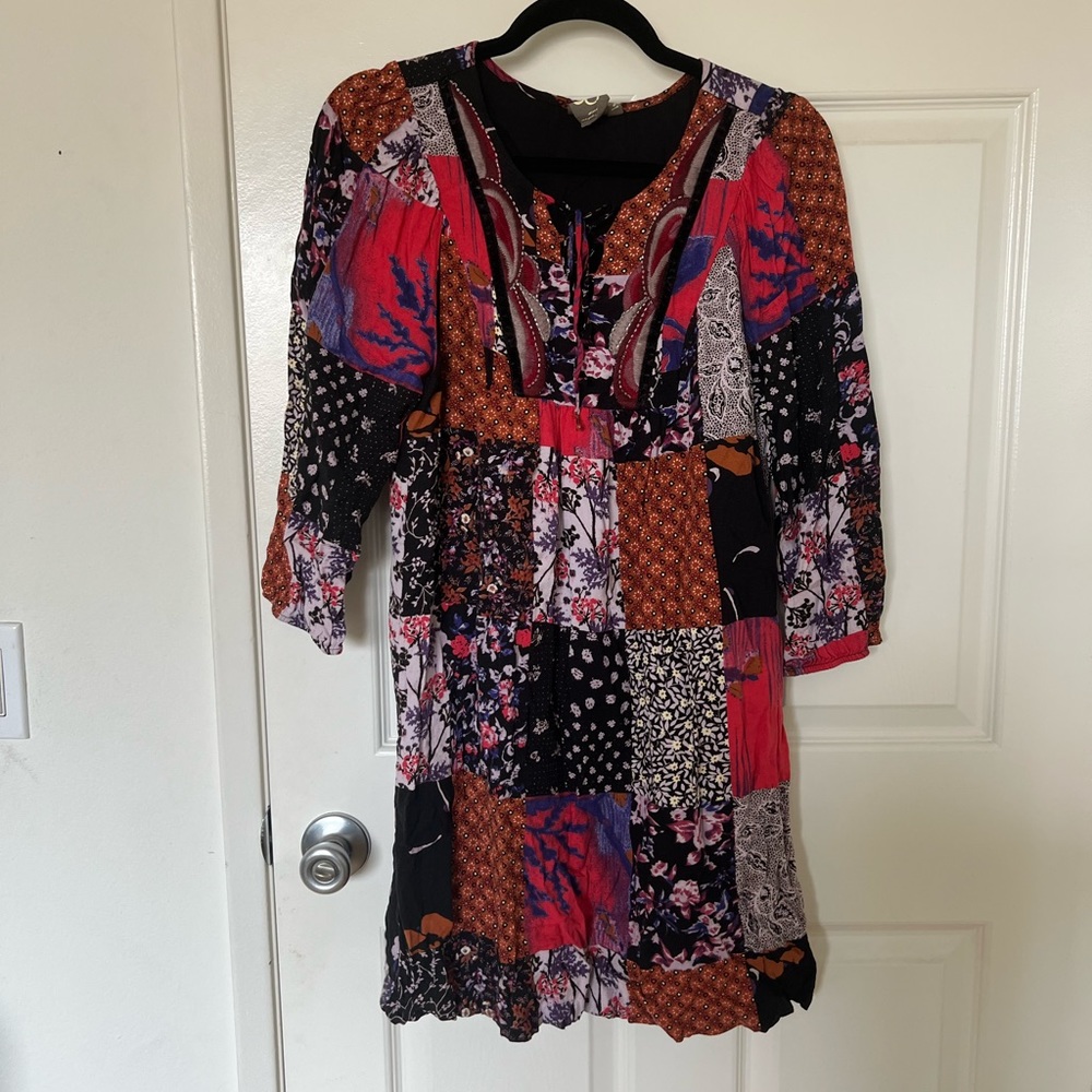 Embroidered Anthropologie Dress